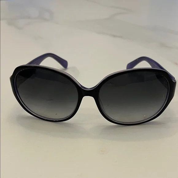 Coach Women's Sunglasses in Black and Purple - Picture 2 of 3